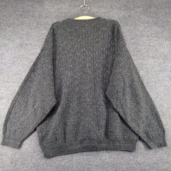 Cricketeer Men's Pullover Hand Framed Sweater Gray XXL 2XL Crew Neck 100% Cotton - Picture 5 of 11